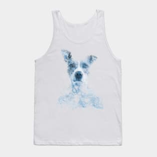 Staffie in the Smoke // Bilcos Designs Tank Top